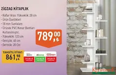 ZİGZAG KİTAPLIK ZİGZAG KİTAPLIK